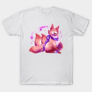 Mystical Kitsune Sakura T-Shirt